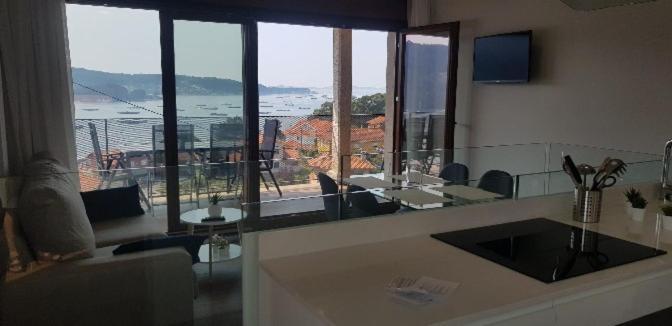 Mirador Ria De Aldan Apartamentos Exteriör bild